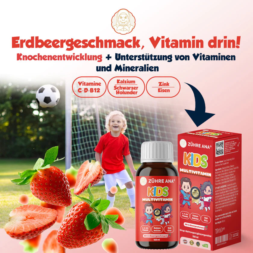 Zühre Ana Kids Multivitamin Şurubu