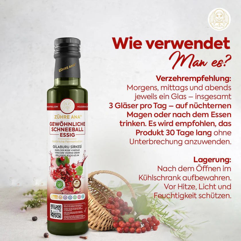 Zühre Ana Gilaburu Sirkesi Doğal Fermantasyon