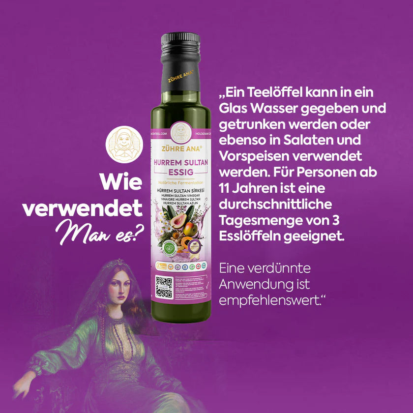 Zühre Ana Hürrem Sultan Sirkesi Doğal Fermantasyon