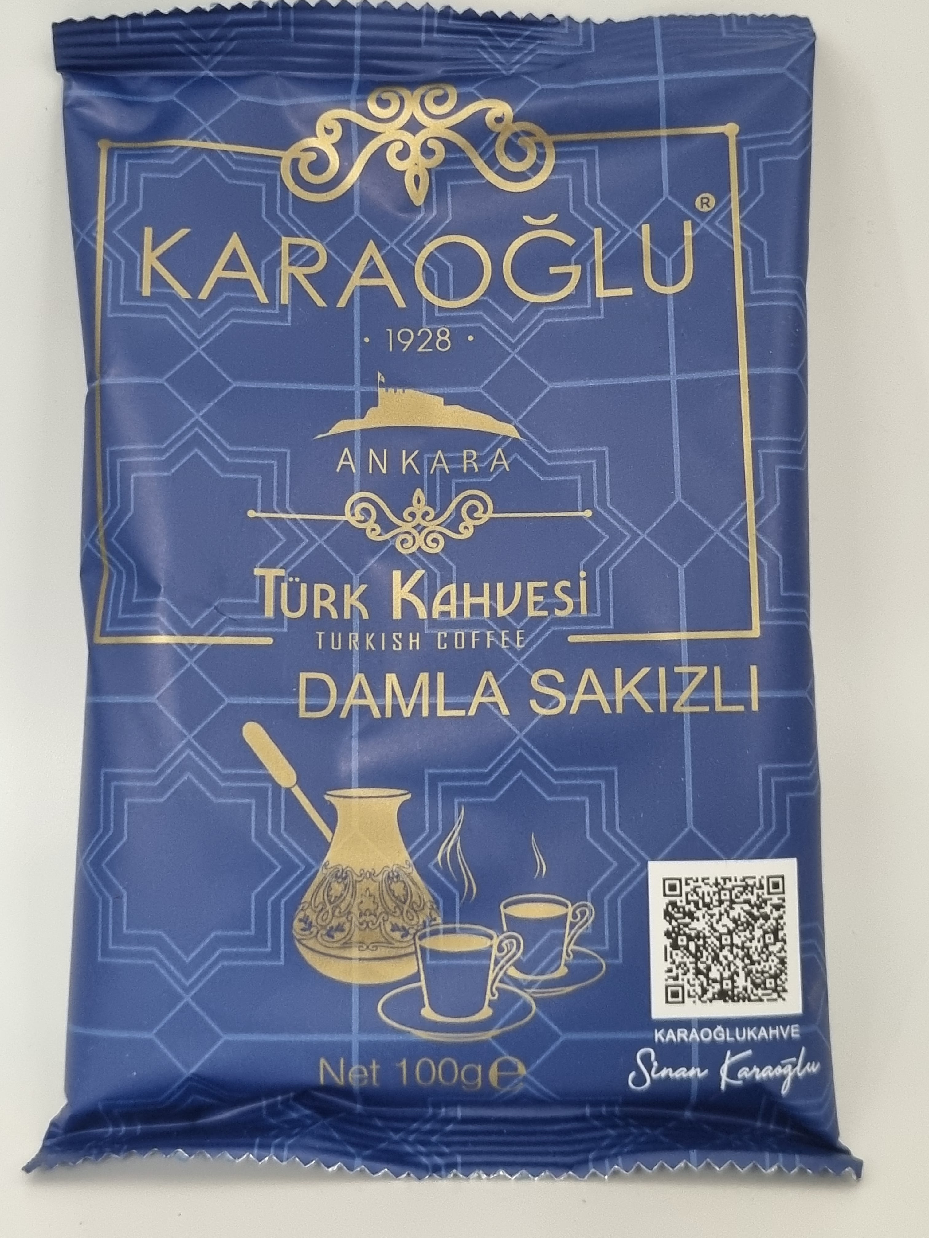 Karaoğlu Türk Kahvesi Damla Sakızlı 100 g