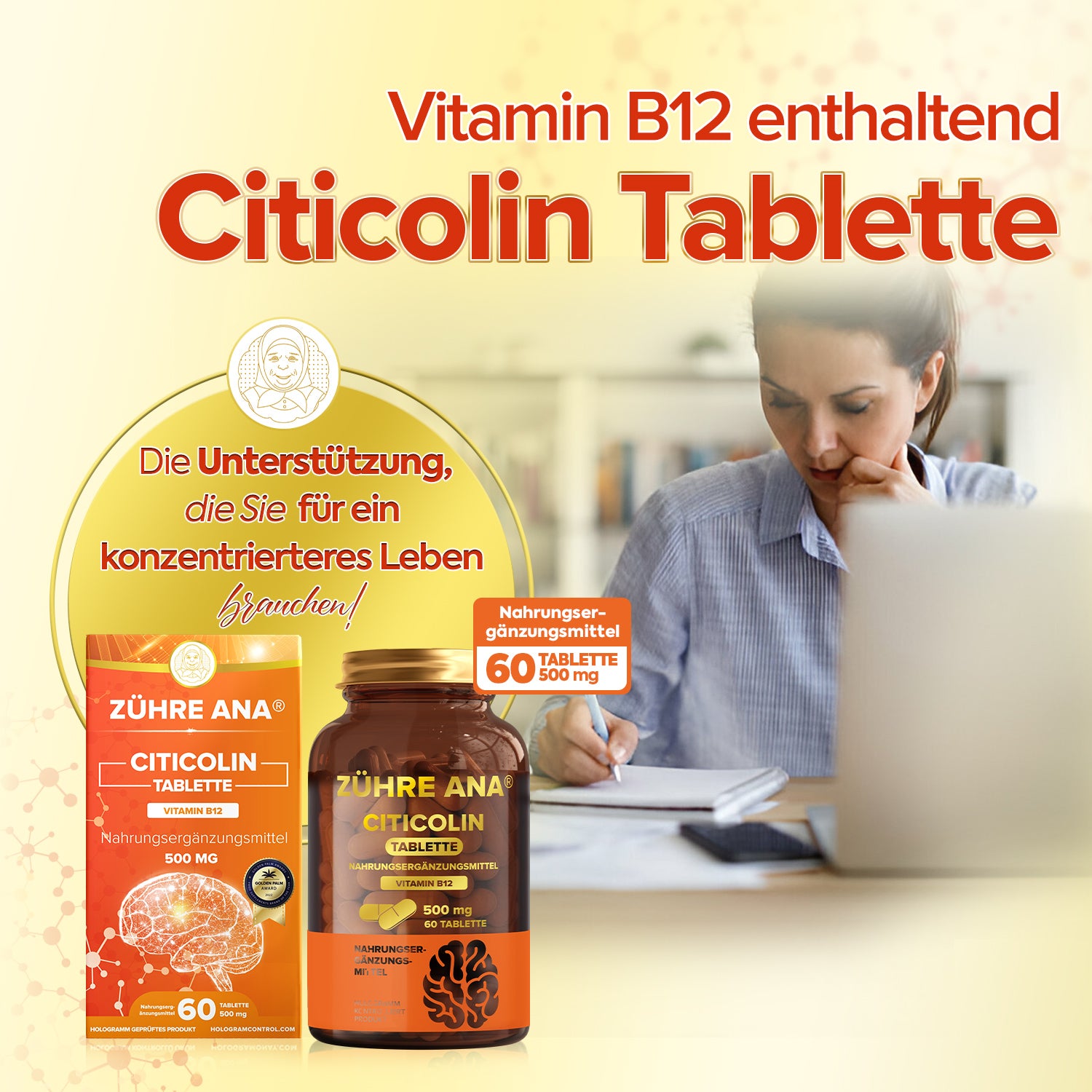 SİTİKOLİN TABLET ZÜHRE ANA