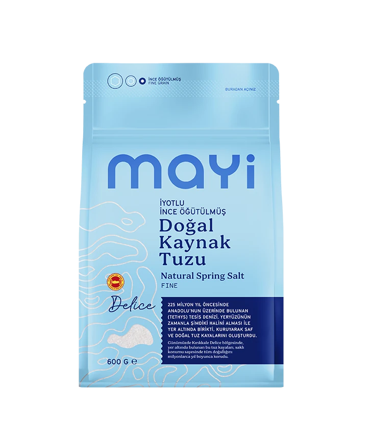 Mayi Doğal Kaynak Tuzu 600 g (Natürliches Jodiertes Tafelsalz)