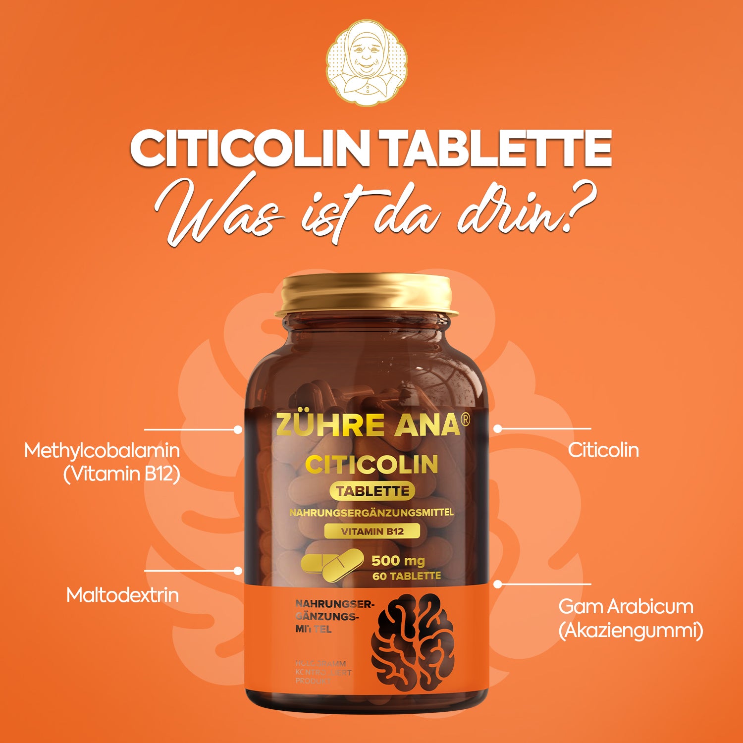 SİTİKOLİN TABLET ZÜHRE ANA