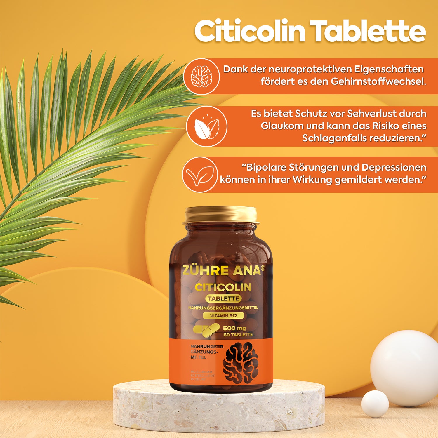 SİTİKOLİN TABLET ZÜHRE ANA