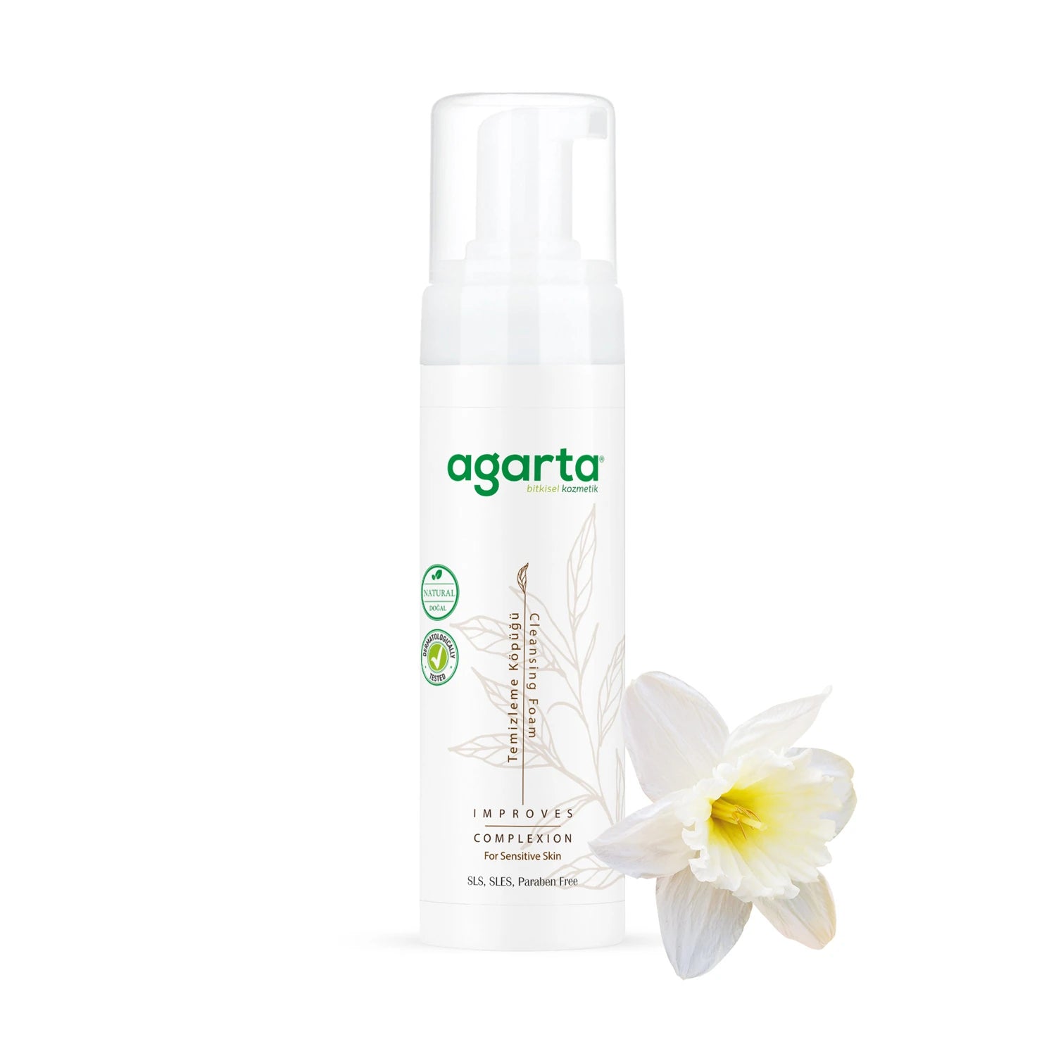 Agarta Doğal Yüz Temizleme Köpüğü (Agarta Natürlicher Gesichtsreinigungsschaum) 225ml