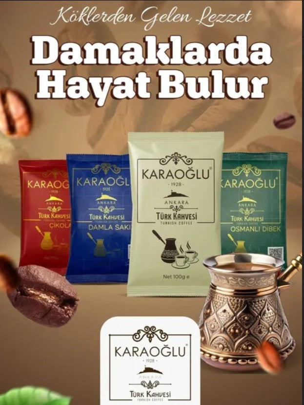 Karaoğlu Türk Kahvesi Damla Sakızlı 100 g