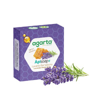 Agarta Doğal El Yapımı Lavanta Bal Sabunu (Agarta Natürliche Handgemachte Lavendel-Honig-Seife) 125 g