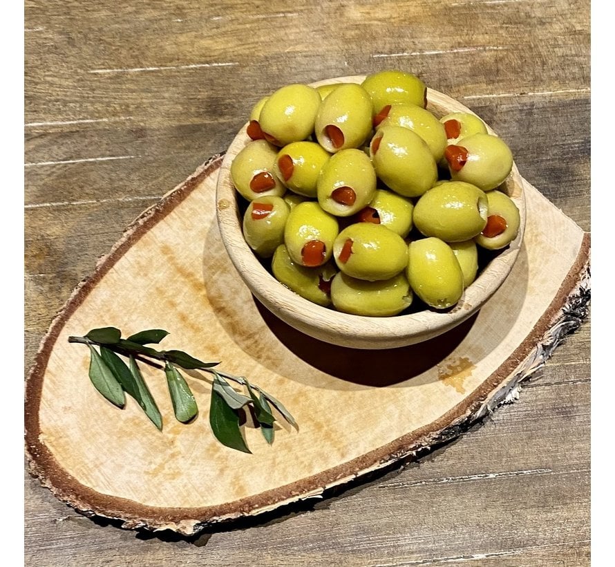 Kapya Biberli Köy Yeşil Zeytini 1Kg