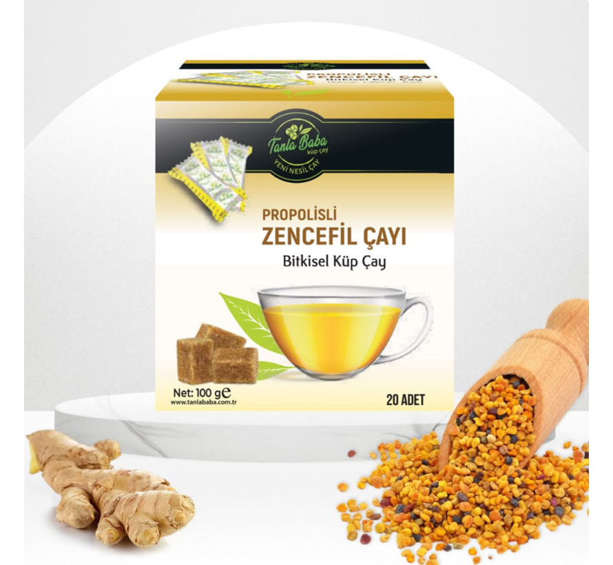 Propolisli Zencefil Çayı Küp Çay 100 g