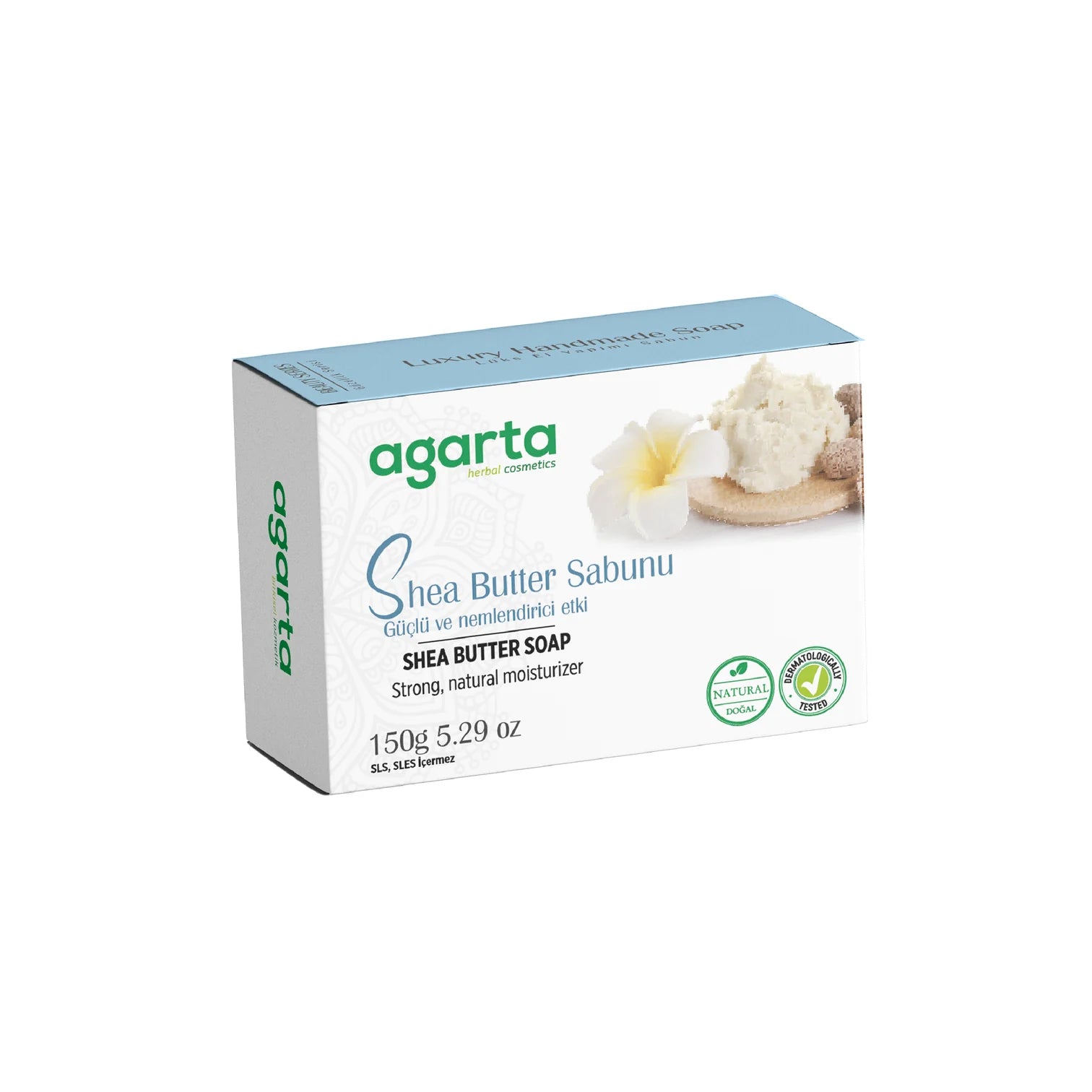 Agarta Doğal El Yapımı Shea Butter Sabunu (Agarta Natürliche Handgemachte Shea Butter Seife) 150 g