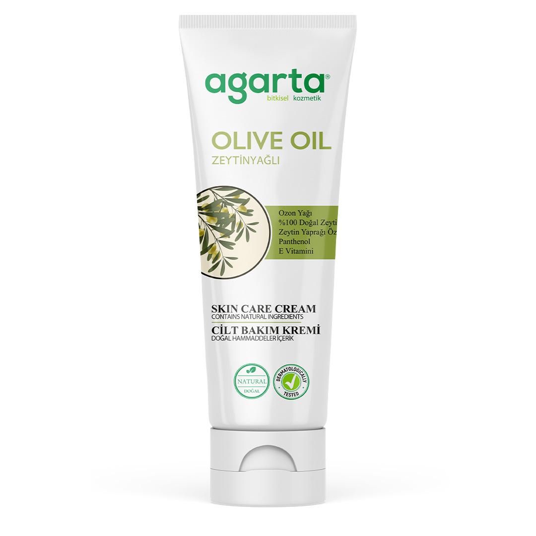 Agarta Doğal Zeytinyağlı Nemlendirici El Ve Cilt Bakım Kremi (Agarta Natürliche Olivenöl Feuchtigkeitscreme für Hände & Gesicht) 75 ml