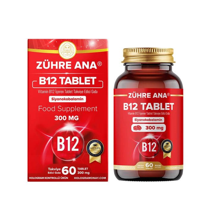 ZÜHRE ANA VİTAMİN B12 TABLET (Vitamin B12 Tablette)
