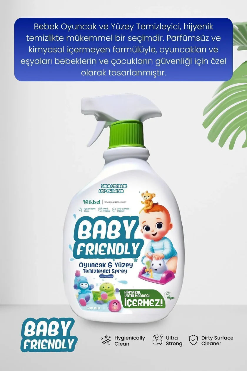 Baby Friendly Bebek Çocuk Oyuncak & Yüzey Temizleyici Sprey