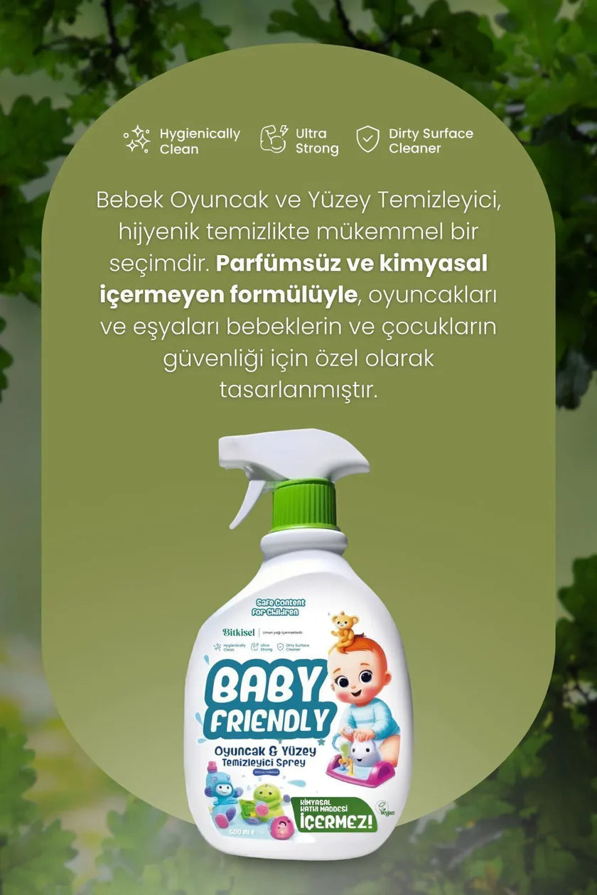 Baby Friendly Bebek Çocuk Oyuncak & Yüzey Temizleyici Sprey