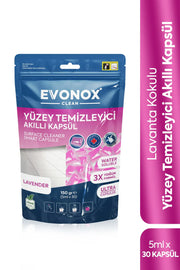 Evonox Clean Yüzey Temizleyici Akıllı Kapsül Lavanta Kokulu