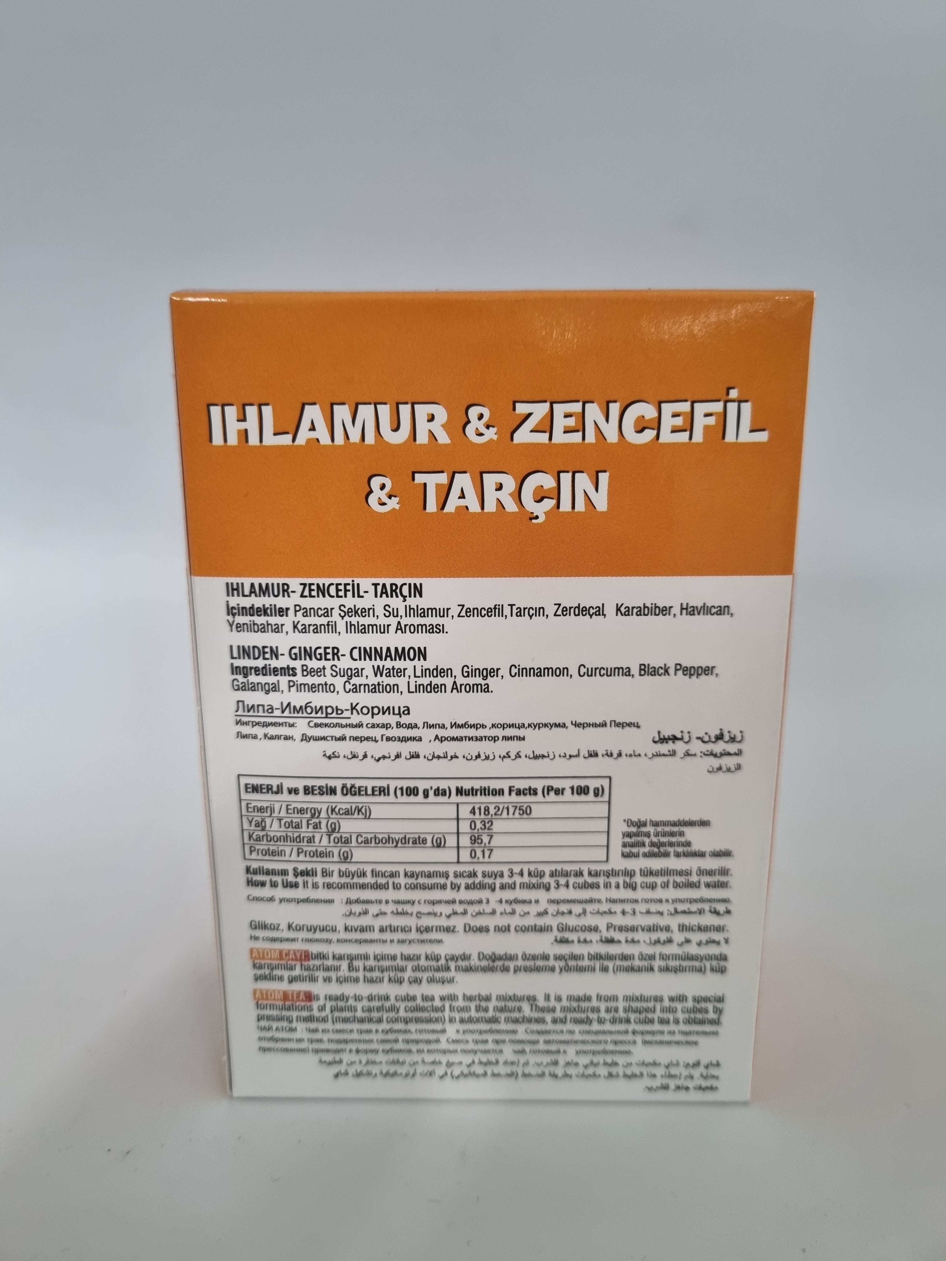Ziya Dede Ihlamur & Zencefil & Tarçın Çayı (Linden-Ingwer-Zimt Tee)