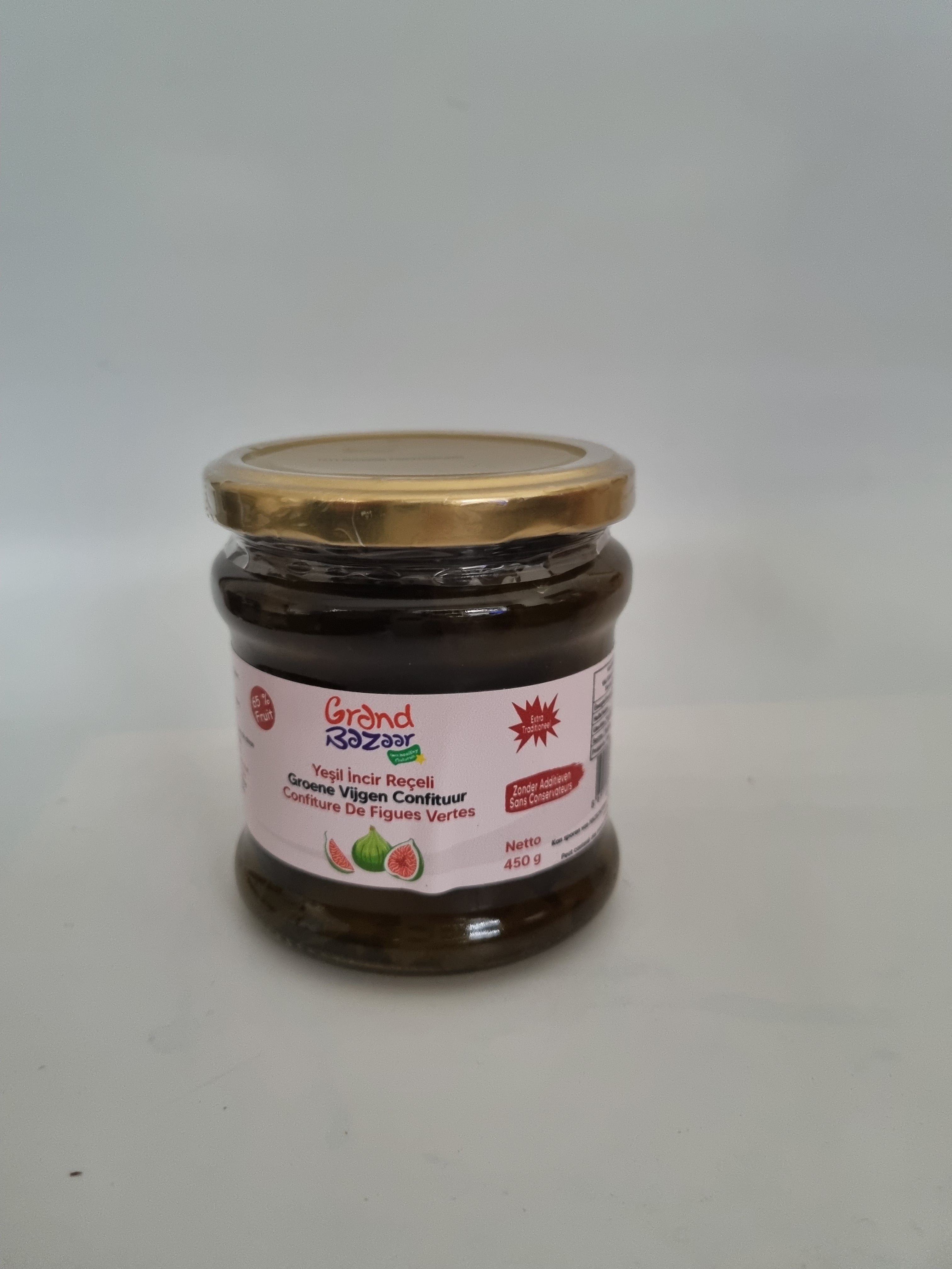 Katkısız Yeşil İncir Reçeli (Natürliches Grünes Feigenkonfitüre) 450 g