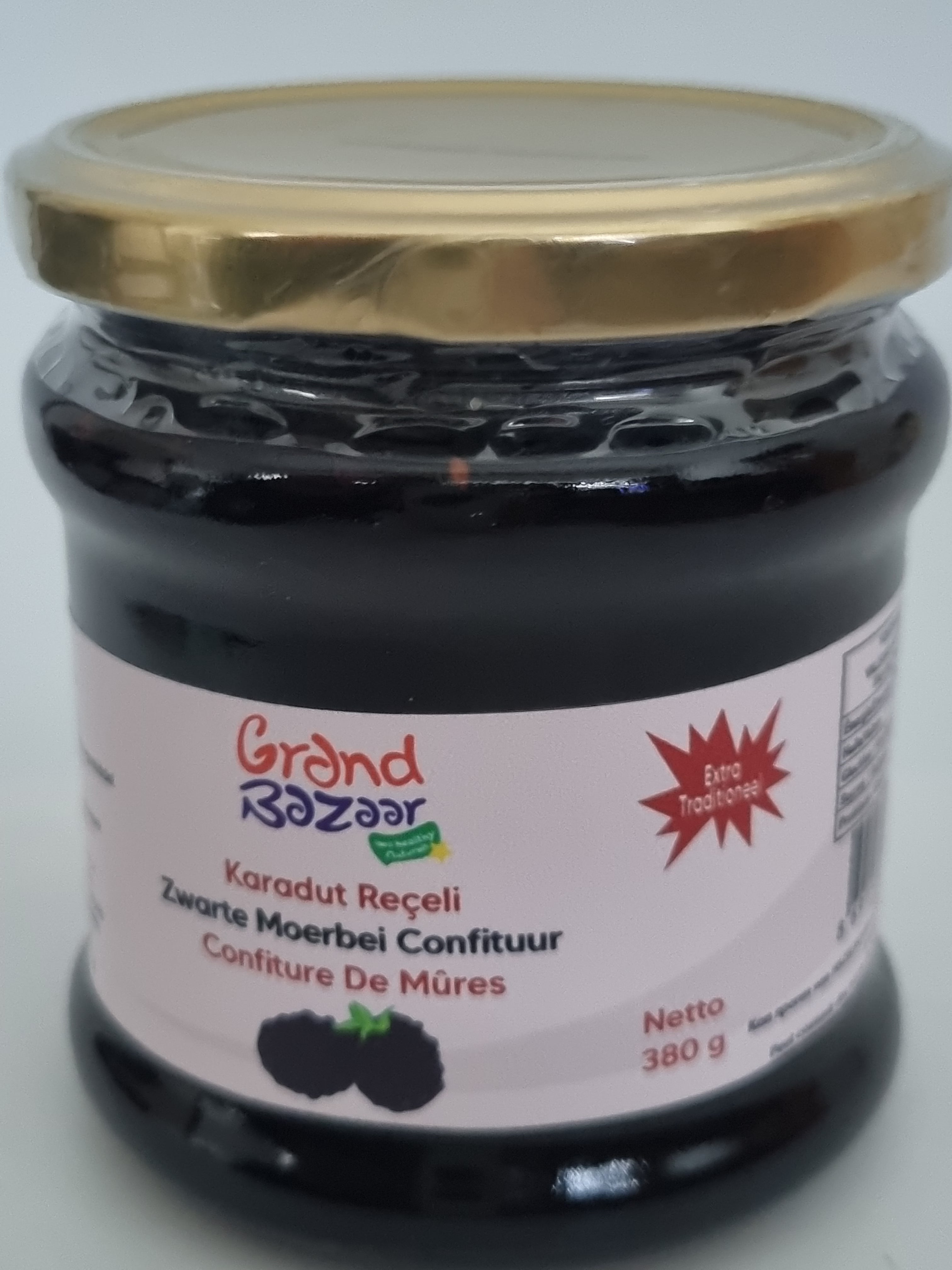 Katkısız Karadut Reçeli (Schwarze-Maulbeer-Marmelade) 380 g