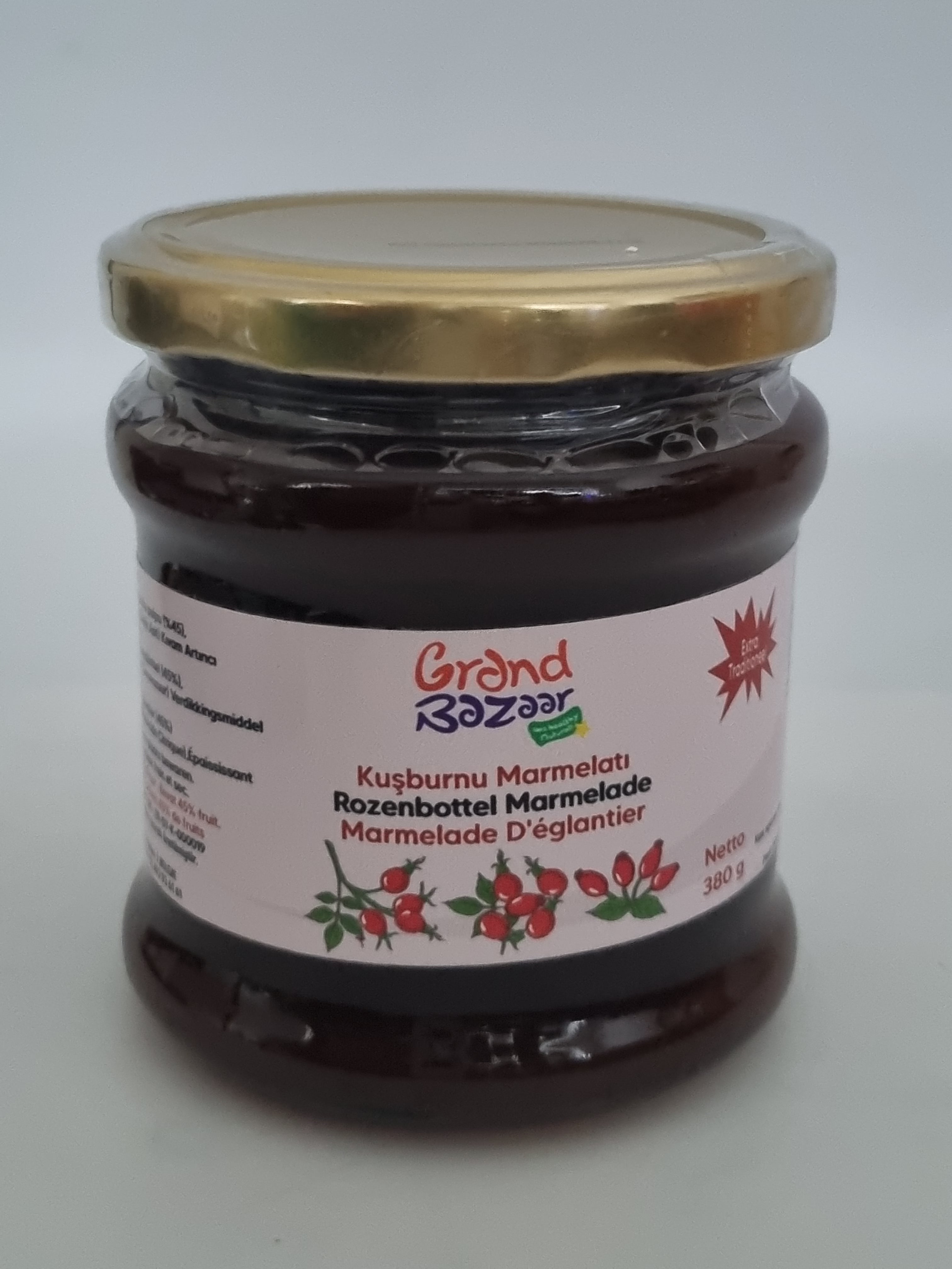 Katkısız Kuşburnu Marmelatı (Hagebuttenmarmelade) 380 g