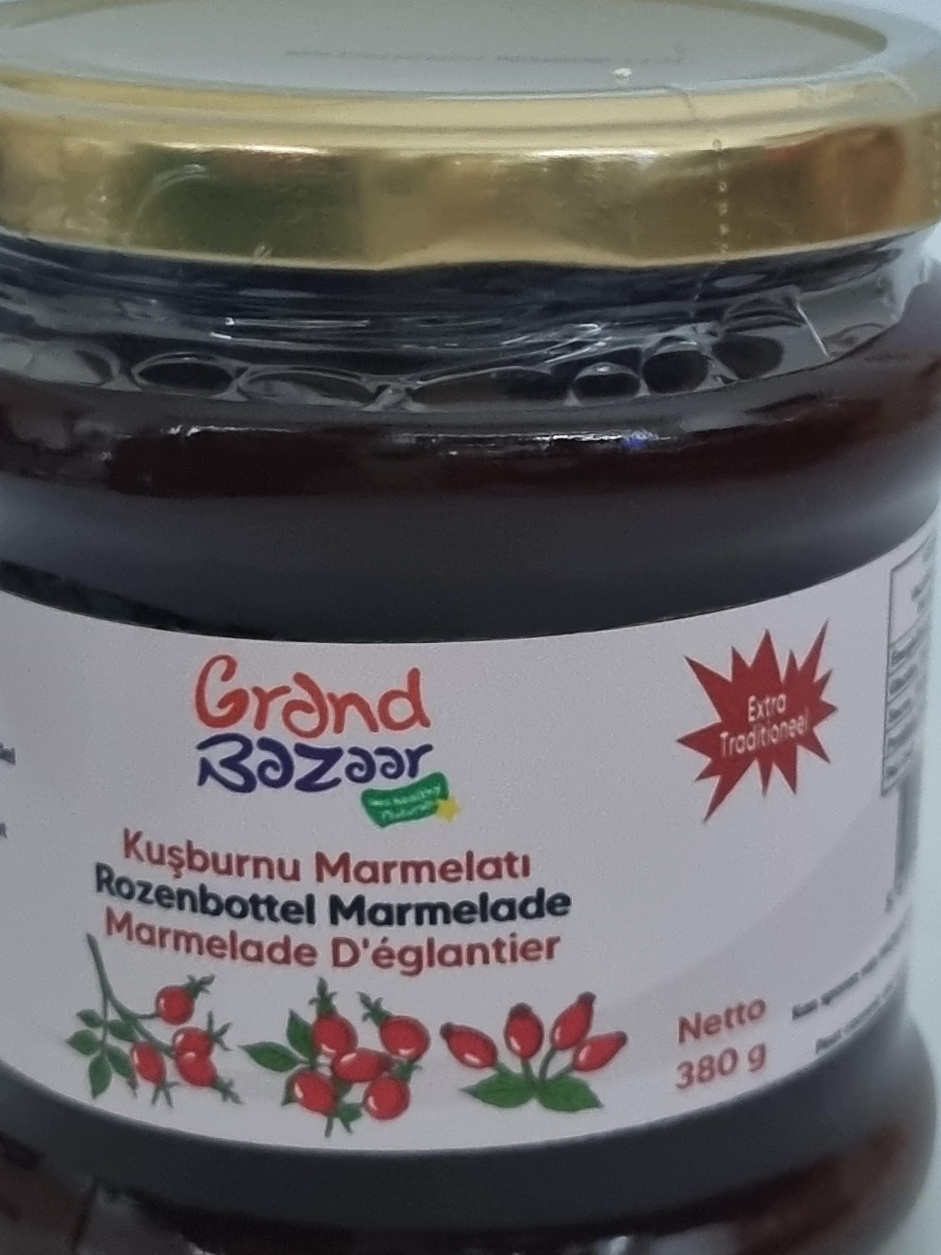 Katkısız Kuşburnu Marmelatı (Hagebuttenmarmelade) 380 g