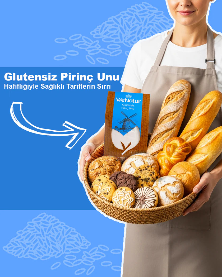 WeNatur Glutensiz Pirinç Unu (Glutenfreies Reismehl) 1000 g