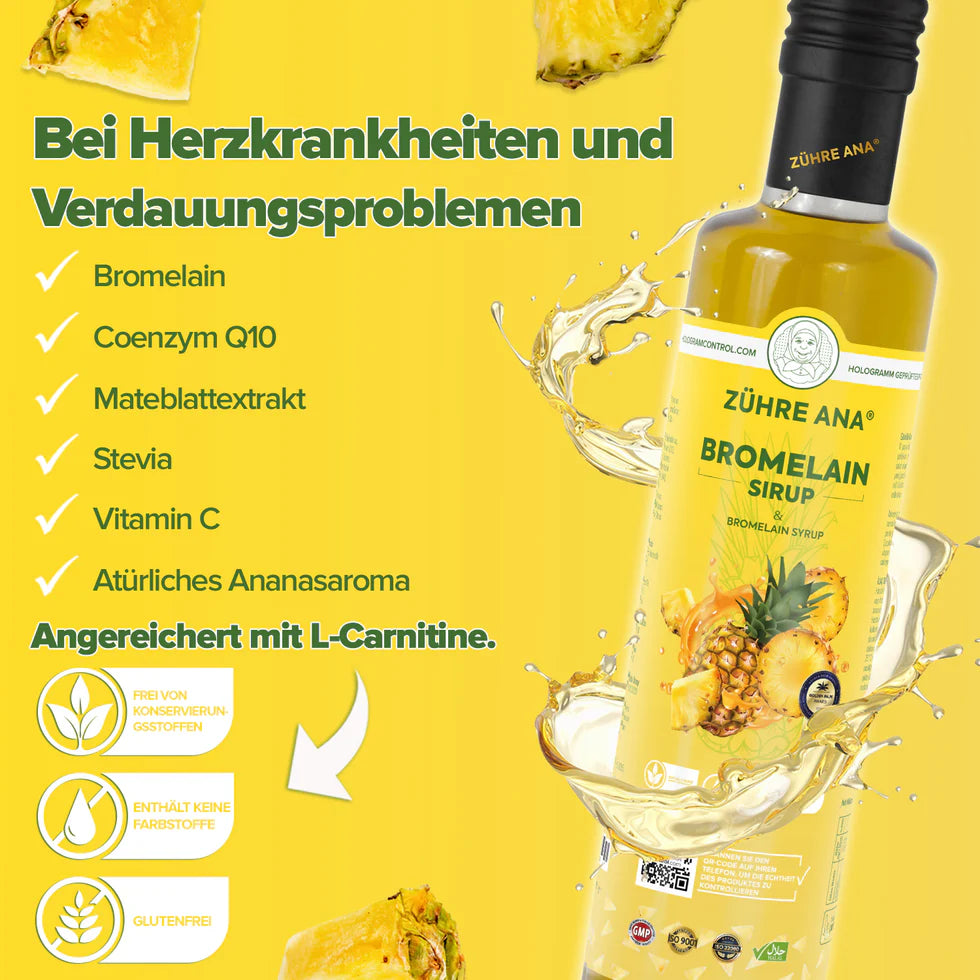 BROMELAİN ŞURUBU ZÜHRE ANA - 2 AL 1 ÖDE !