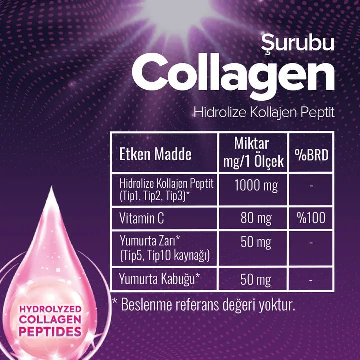 ZÜHRE ANA COLLAGEN ŞURUBU (Kollagen Sirup)