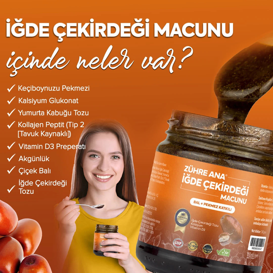 ZÜHRE ANA İĞDE ÇEKİRDEĞİ MACUNU (Oleastersamen Paste)