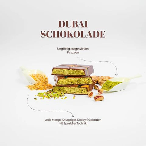 WeNatur Dubai Çikolatası – Antep Fıstıklı & Kadayıflı