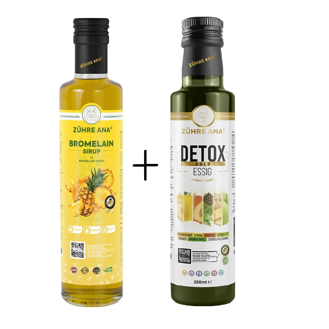Detox Sirkesi + Bromelain Şurup cerezland