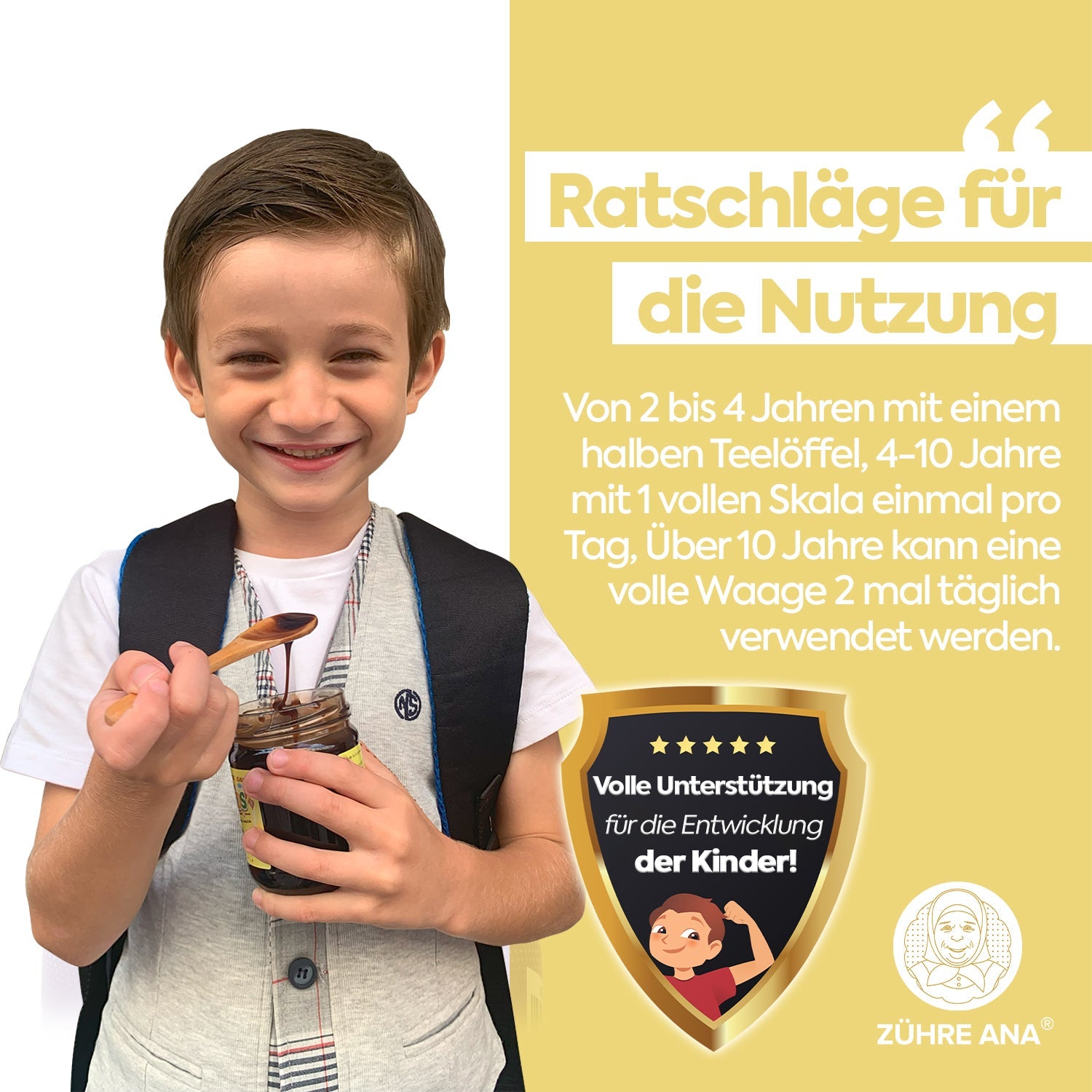 kids kakaopaste mit honig propolis und gelee royale