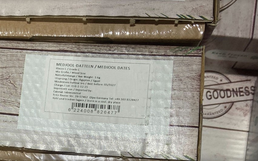 Medjool Datteln - C Mix (Mısır Hurmasi) 5kg cerezland