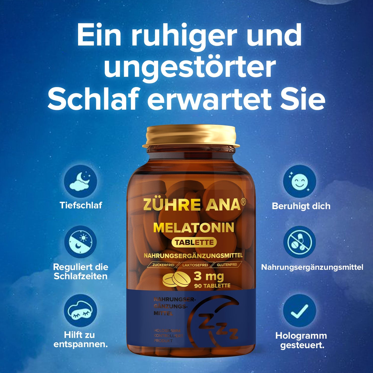 ZÜHRE ANA MELATONİN TABLET (Melatonin Tabletten) cerezland