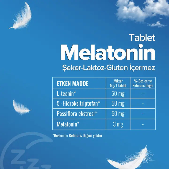 ZÜHRE ANA MELATONİN TABLET (Melatonin Tabletten) cerezland