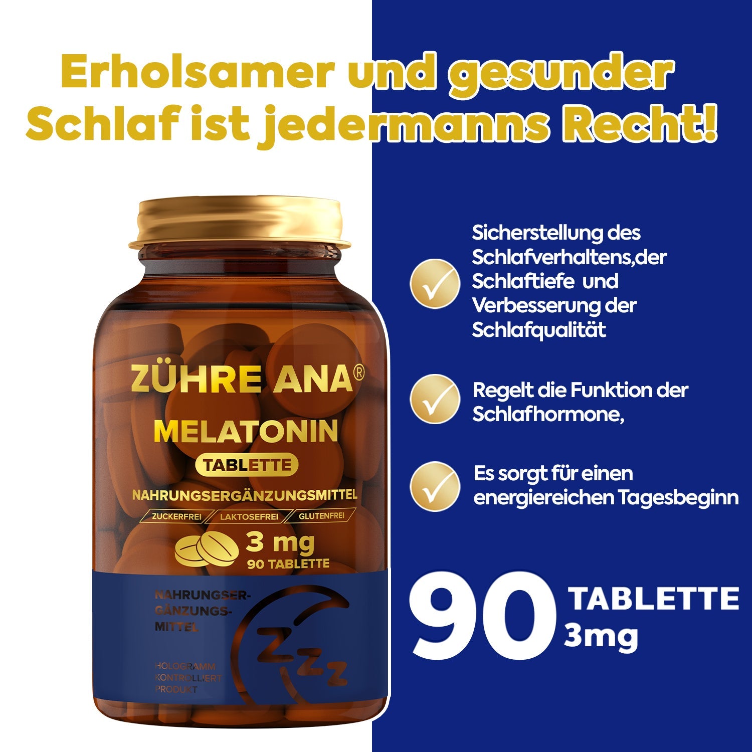 ZÜHRE ANA MELATONİN TABLET (Melatonin Tabletten) cerezland