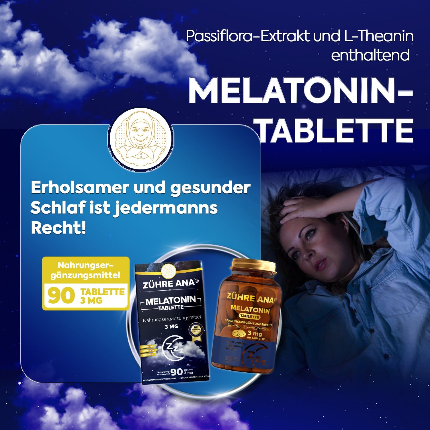 ZÜHRE ANA MELATONİN TABLET (Melatonin Tabletten) cerezland
