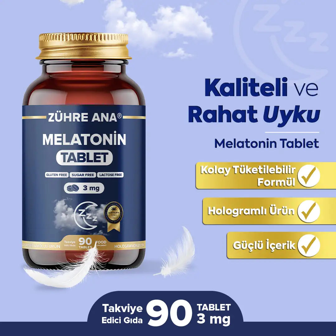 ZÜHRE ANA MELATONİN TABLET (Melatonin Tabletten) cerezland