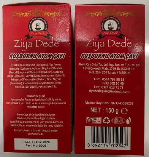 Ziya Dede Kuşburnu Atom Çayı (Hagebutten-Atomtee)