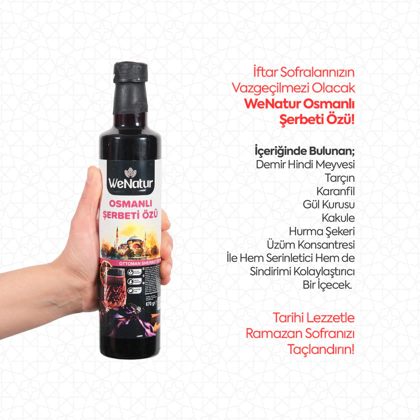 WeNatur Osmanlı Şerbeti Özü cerezland