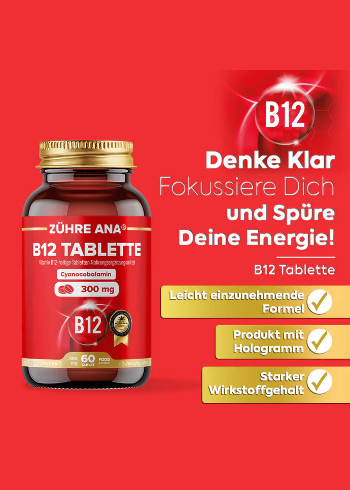 ZÜHRE ANA VİTAMİN B12 TABLET (Vitamin B12 Tablette)