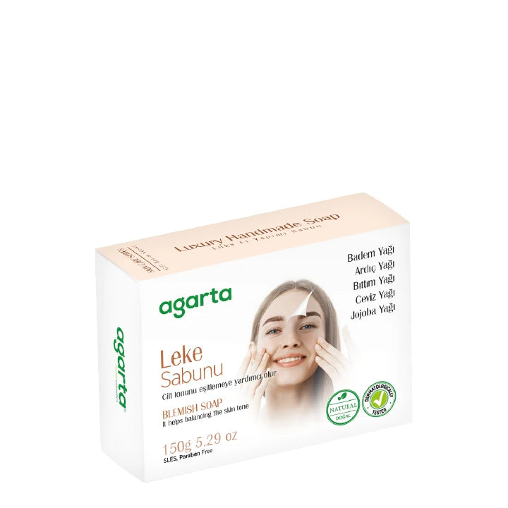 Agarta Doğal Bakım Lekeli Ciltler Sabunu (Agarta Natürliches Pflege-Seifenstück für Pigmentierte Haut) 150 g