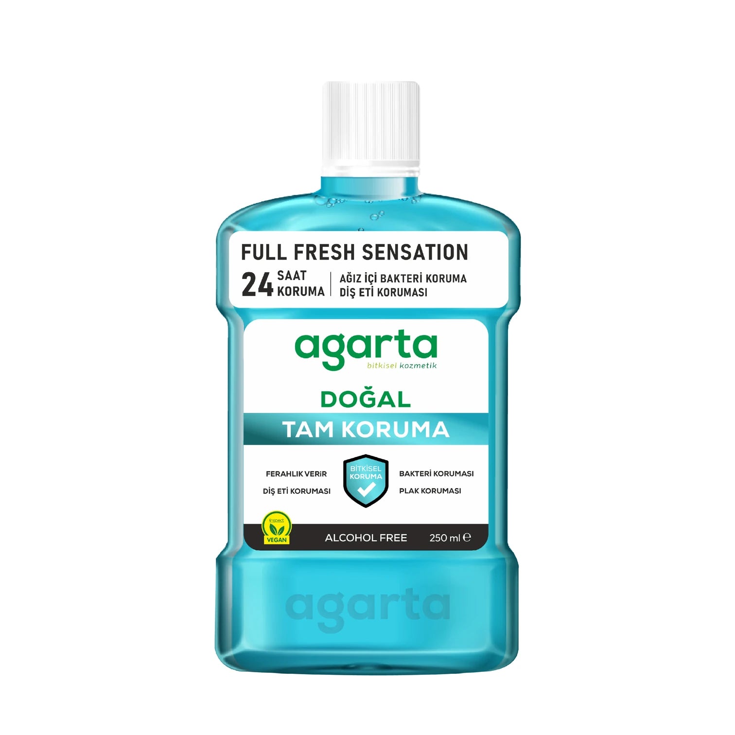 Agarta Ağız Bakım Suyu Tam Koruma Alkolsüz (Agarta Doğal Ağız Gargarası) 250 ml