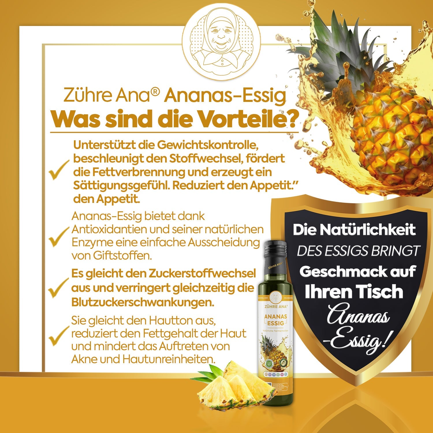 ananasessig kaufen