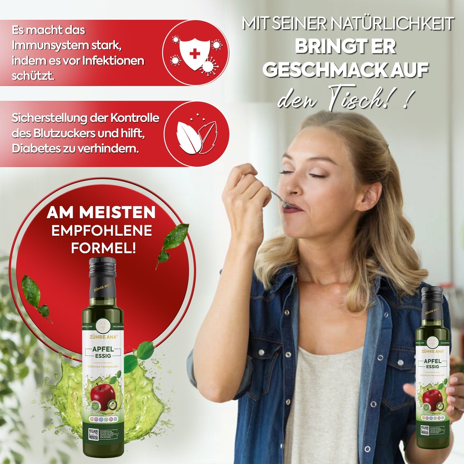ZÜHRE ANA ELMA SİRKESİ (Apfelessig) cerezland