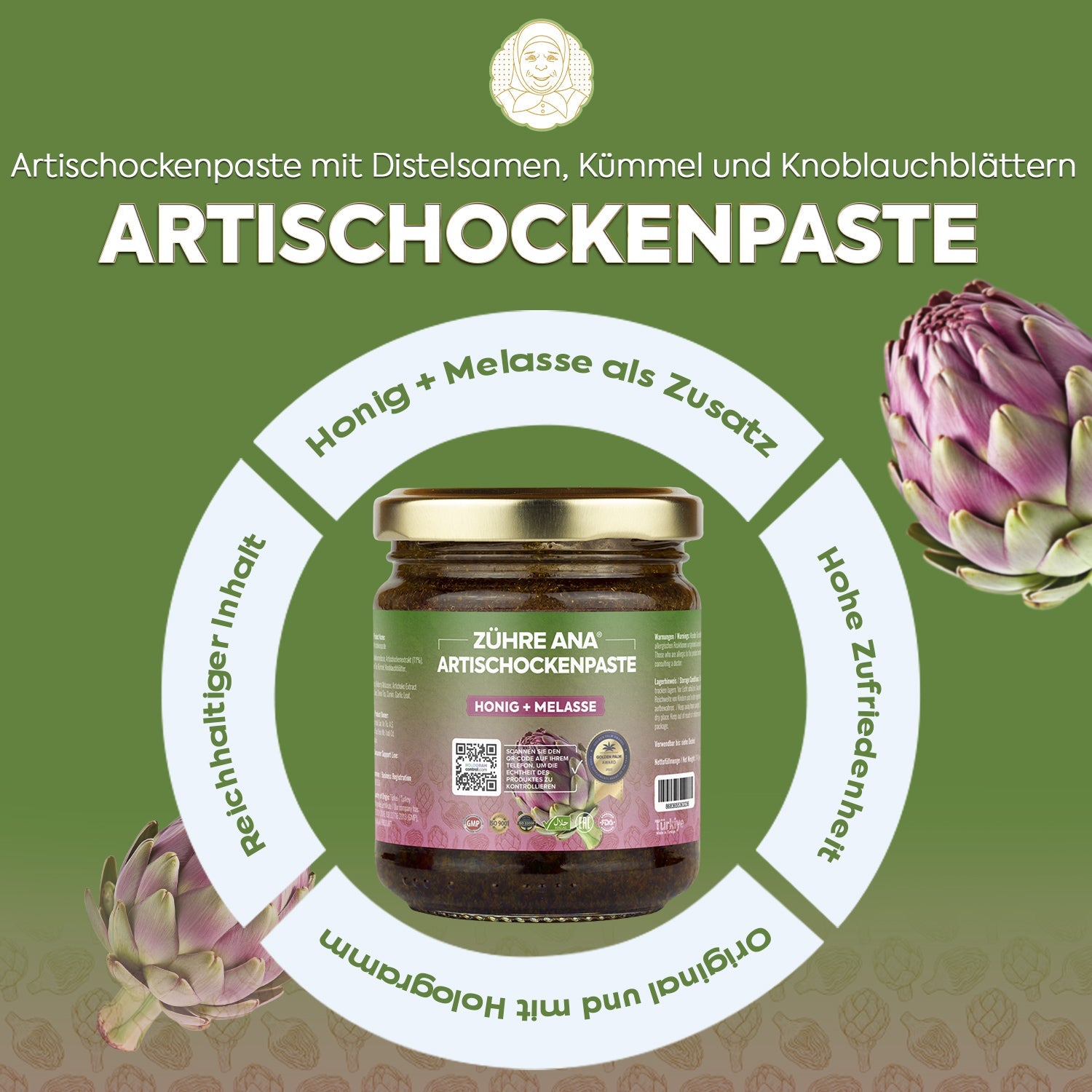 ZÜHRE ANA ENGİNAR MACUNU (Artischockenpaste) cerezland