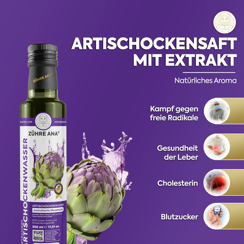 ZÜHRE ANA EKSTRAKTLI ENGİNAR SUYU (Artischockensaft mit Extrakt) cerezland