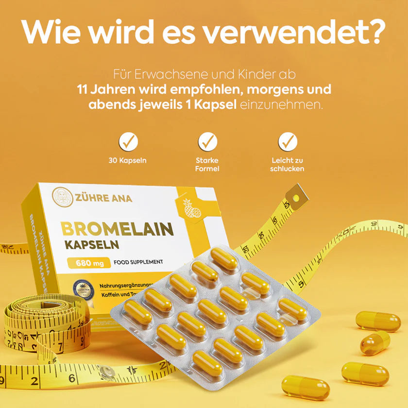 ZÜHRE ANA BROMELAİN KAPSÜL (Bromelain Kapseln) cerezland