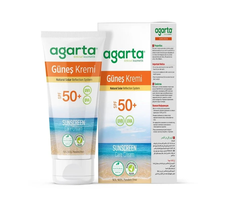 Agarta Doğal Güneş Kremi 50 Faktör 100ml