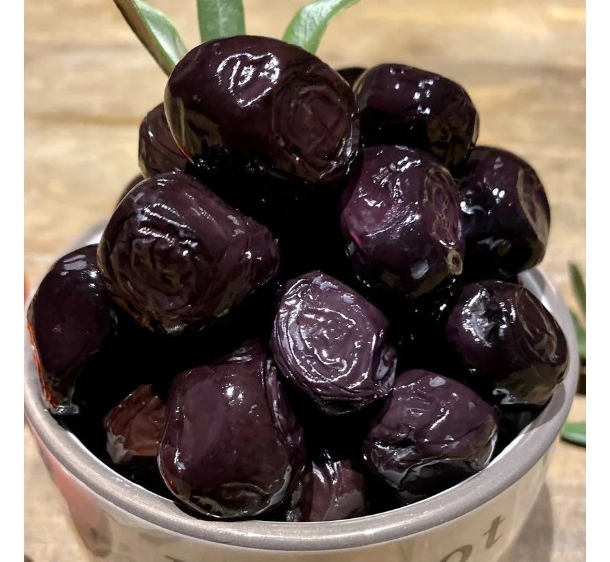 Doğal Fermente Siyah Köy Zeytini - Yağlı Sele 1 Kg