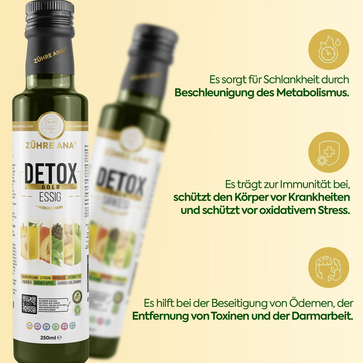 ZÜHRE ANA DETOX GOLD SİRKESİ (Detox Goldessig) cerezland
